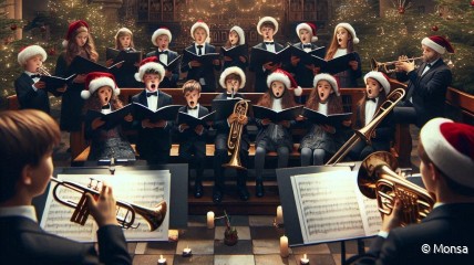 Kerstconcert met jeugdkoor KO'MA en Tintel Brass