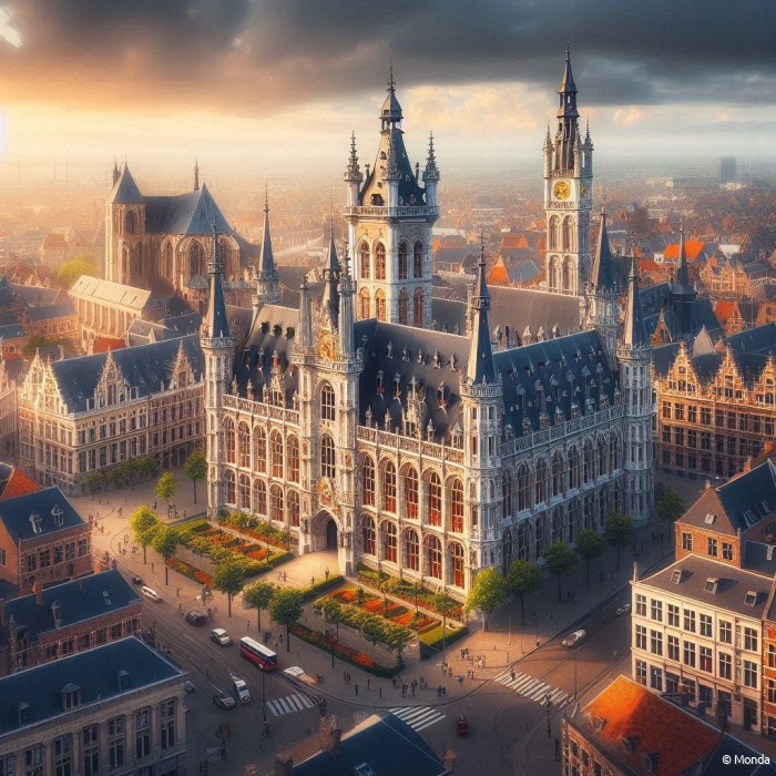 de stad Leuven met z